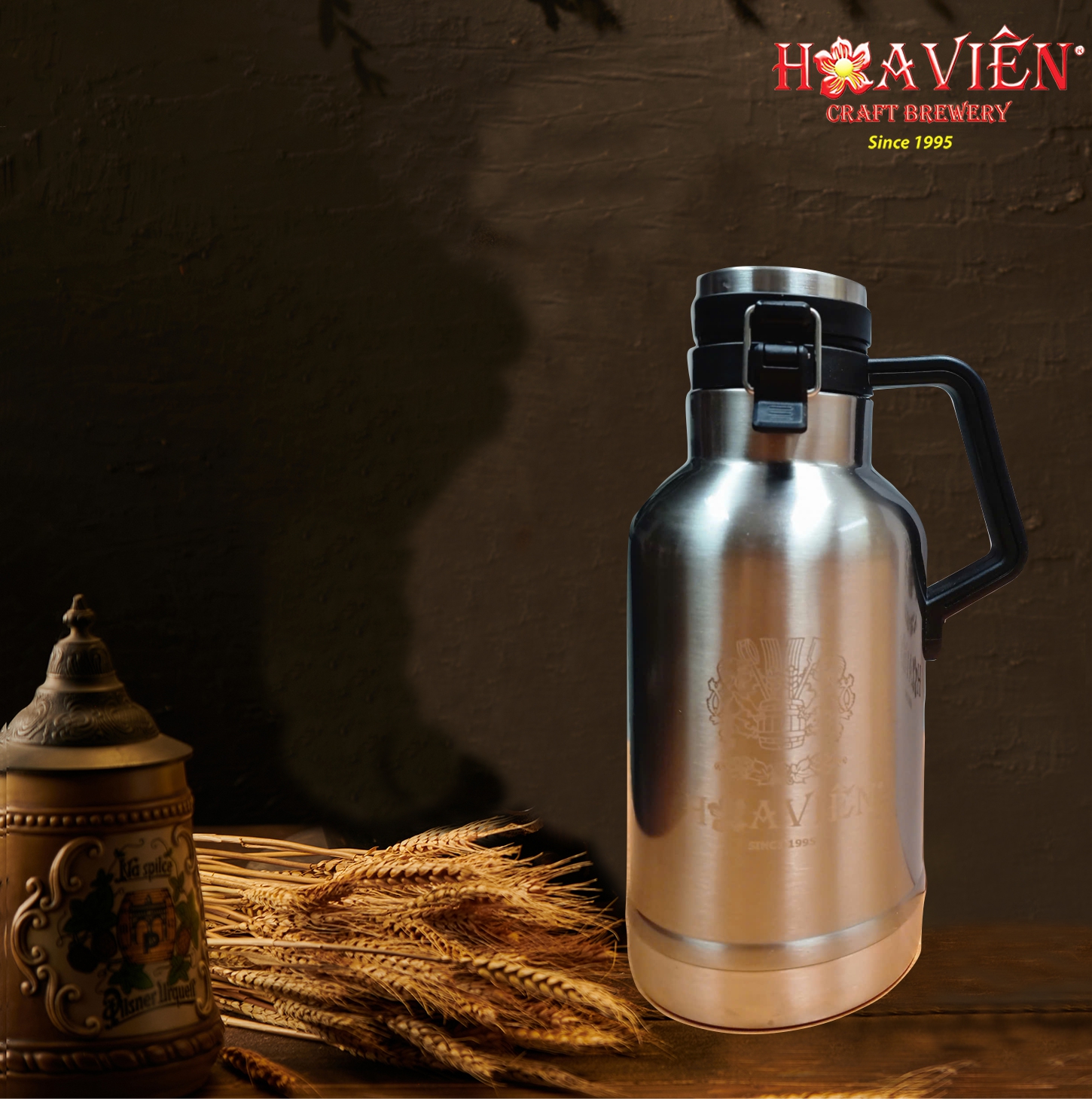 Vacuum Double Wall Insulated Growler